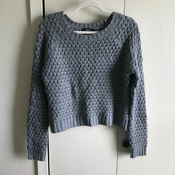 Forever 21 Sweaters - Forever21 Gray Thick Knit Sweater